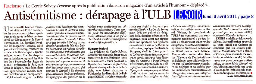 Article Le Soir